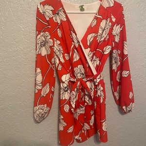 Red romper for sale!